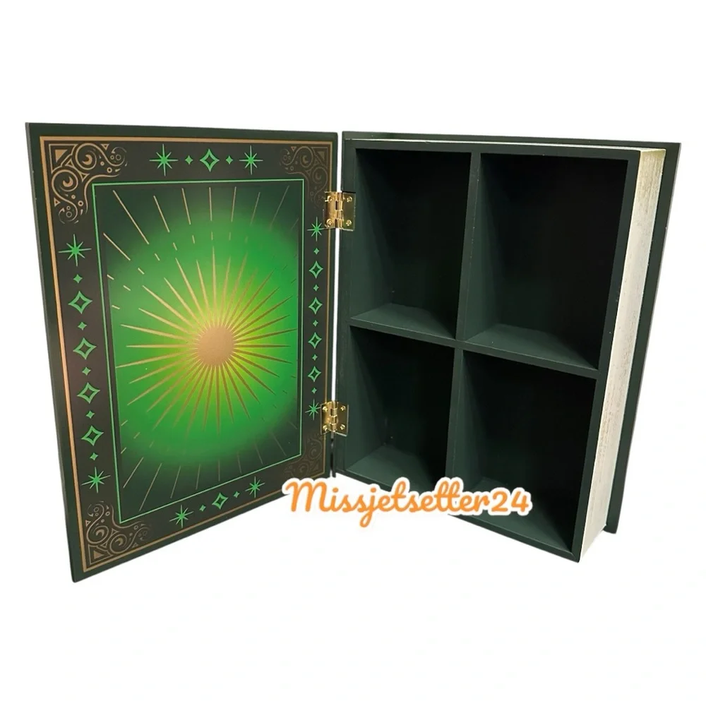 NWT Most Miraculous Spells and Potions Faux Book Target Halloween Witch Green